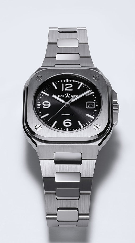 BELL & ROSS BR 05 BLACK STEEL BRACELET