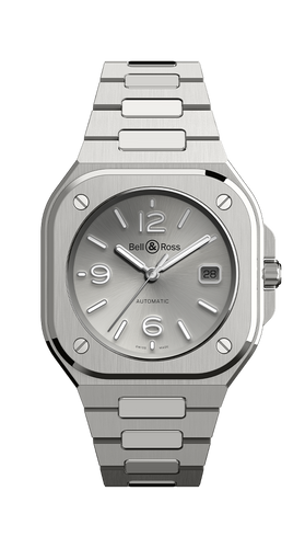 BELL & ROSS BR 05 GREY STEEL BRACELET