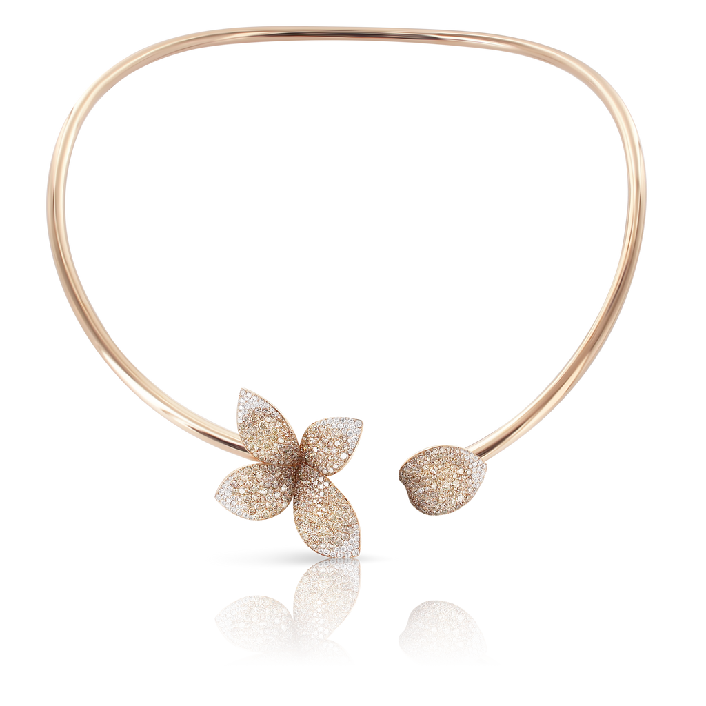 Pasquale Bruni Giardini Segreti Choker RG with diamonds