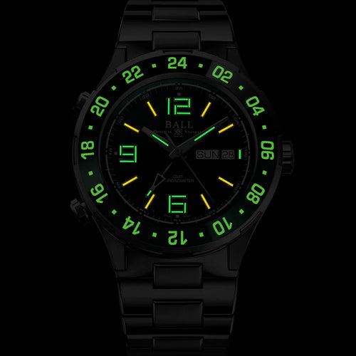 Ball Watch Roadmaster Marine GMT (40mm) Black Green Bezel
