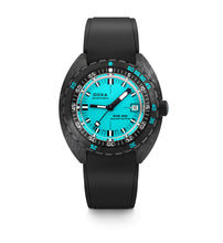 Load image into Gallery viewer, DOXA SUB 300 CARBON AQUAMARINE BLACK RUBBER