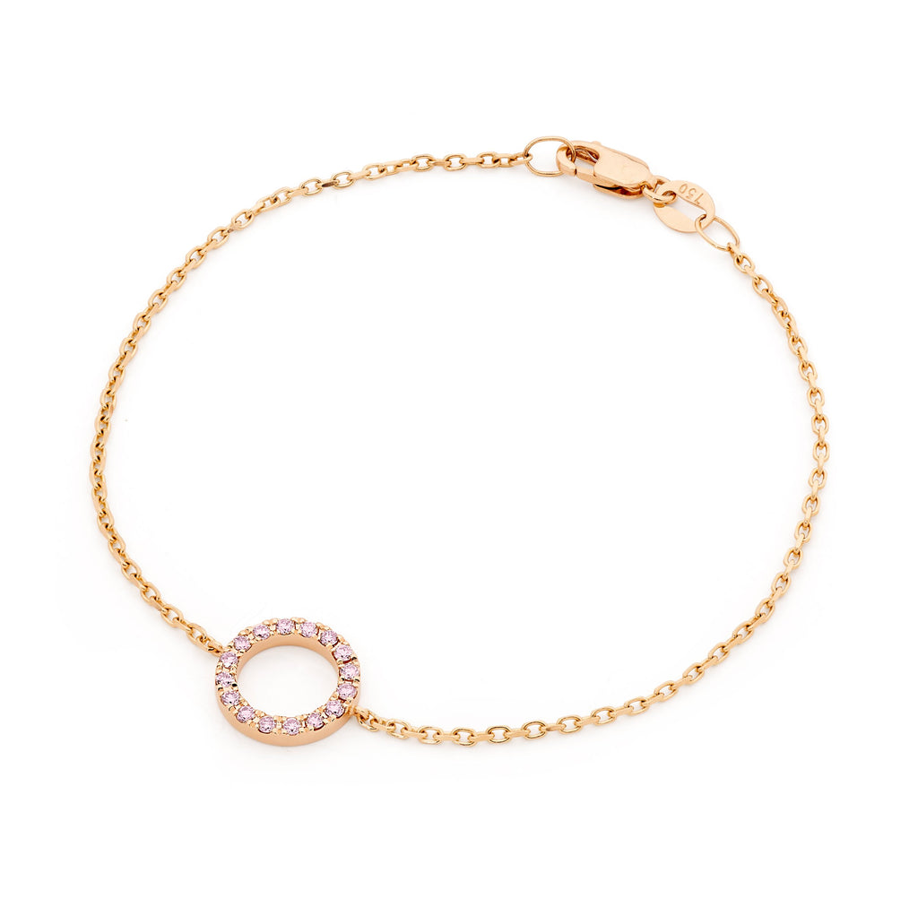 Desert Rose Bracelet with Argyle Pink Diamonds EDJB012