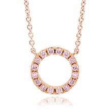 Load image into Gallery viewer, Desert Rose Necklace with Argyle Pink Diamonds EDJP061