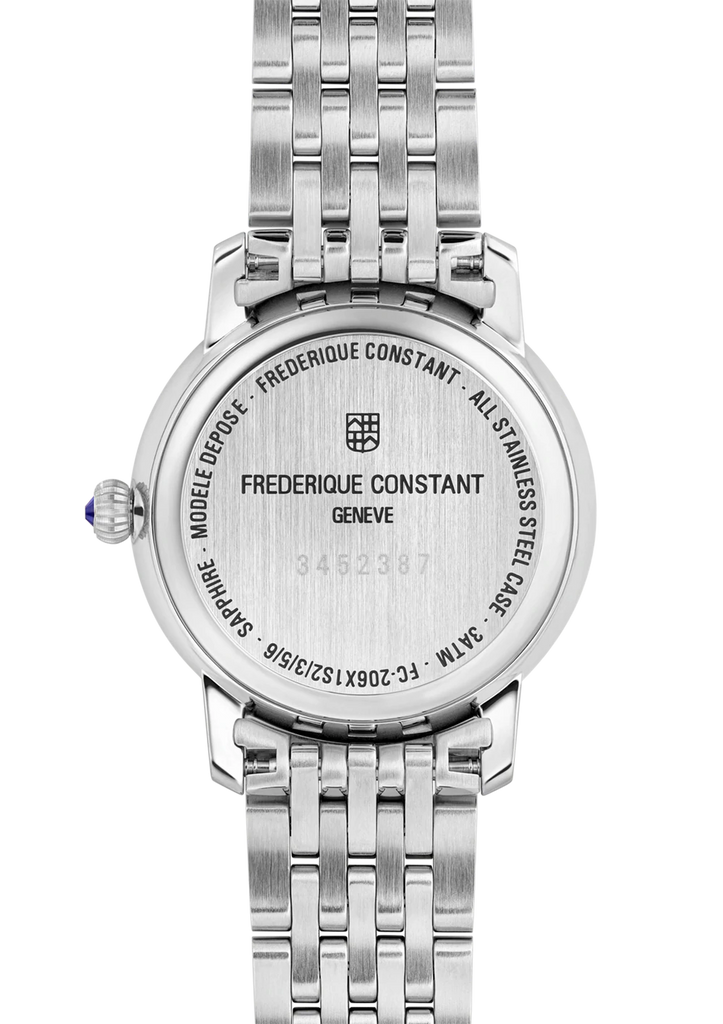 FREDERIQUE CONSTANT SLIMLINE LADIES MOONPHASE ON BRACELET