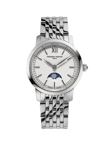 FREDERIQUE CONSTANT SLIMLINE LADIES MOONPHASE ON BRACELET