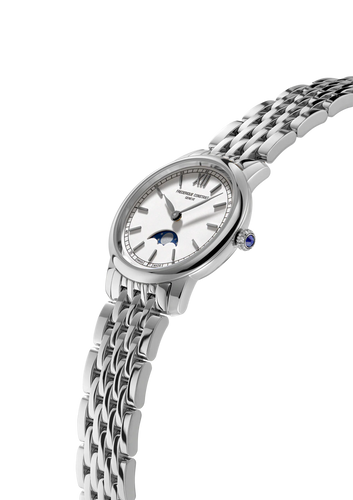 FREDERIQUE CONSTANT SLIMLINE LADIES MOONPHASE ON BRACELET