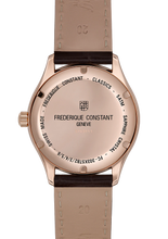 Load image into Gallery viewer, FREDERIQUE CONSTANT CLASSICS INDEX AUTOMATIC SILVER DIAL RG PLATED