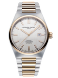 FREDERIQUE CONSTANT HIGHLIFE AUTOMATIC COSC RG PLATED 2 TONES SILVER DIAL