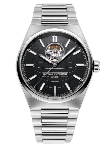 FREDERIQUE CONSTANT HIGHLIFE HEART BEAT BLACK DIAL