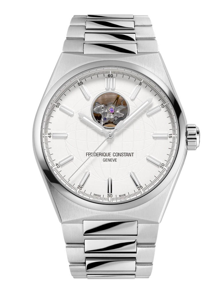 FREDERIQUE CONSTANT HIGHLIFE HEART BEAT WHITE DIAL