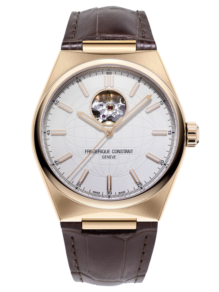 FREDERIQUE CONSTANT HIGHLIFE HEART BEAT RG PLATED WHITE DIAL