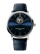 Load image into Gallery viewer, FREDERIQUE CONSTANT SLIMLINE HEART BEAT AUTOMATIC BLUE DIAL