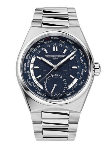 FREDERIQUE CONSTANT HIGHLIFE WORLDTIMER MANUFACTURE BLUE