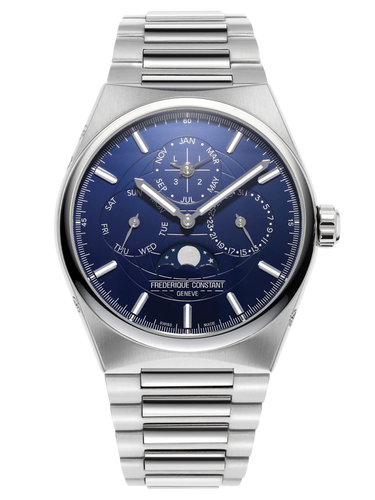 FREDERIQUE CONSTANT HIGHLIFE PERPETUAL CALENDAR MANUFACTURE BLUE DIAL