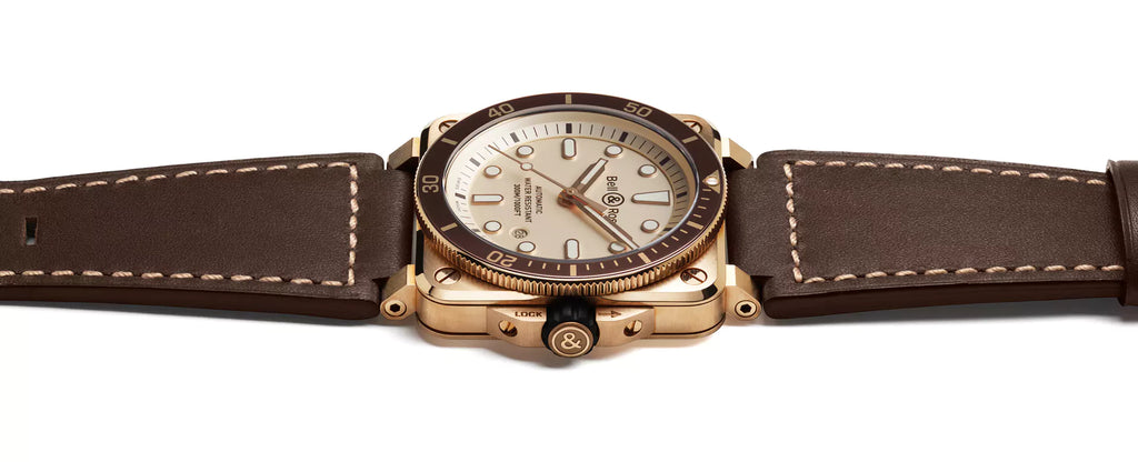 BELL & ROSS BR 03-92 DIVER WHITE BRONZE LIMITED EDITION
