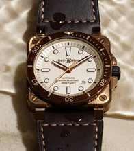 Load image into Gallery viewer, BELL &amp; ROSS BR 03-92 DIVER WHITE BRONZE LIMITED EDITION