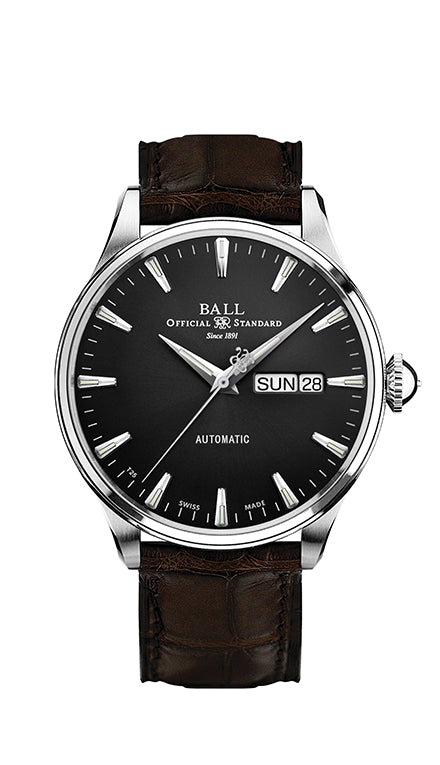 Ball Watch Trainmaster Eternity on Leather