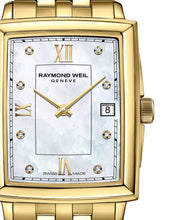 Load image into Gallery viewer, Raymond Weil Toccata Gold Quartz Diamond Dial 22.6 x 28.1 mm on Bracelet