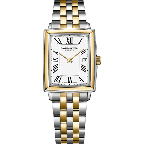 Raymond Weil Toccata 2 Tones YG Quartz Watch 22.6 x 28.1 mm on  Stainless Steel Bracelet