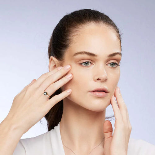 Olivia Ring Natural Australian Blue Sapphire in 9k Rose Gold