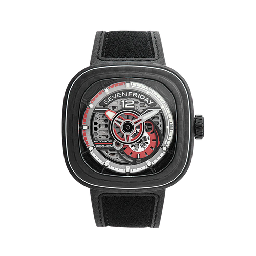 SEVENFRIDAY PS3/02 -RUBY CARBON LIMITED EDITION