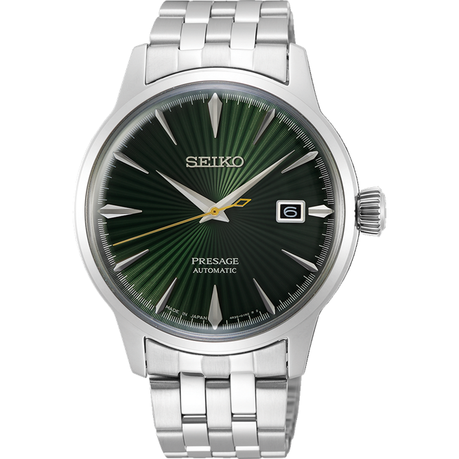 Seiko Presage Cocktail Time Automatic Dress Watch Green