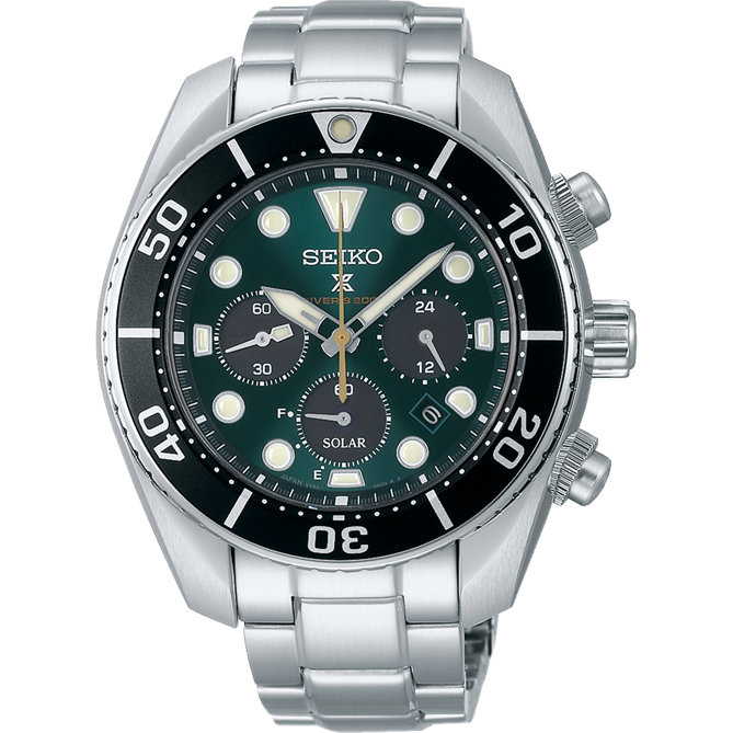 Seiko Prospex Solar Chronograph Divers Limited Edition SSC807J GREEN