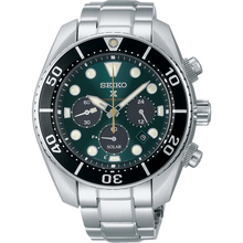 Load image into Gallery viewer, Seiko Prospex Solar Chronograph Divers Limited Edition SSC807J GREEN