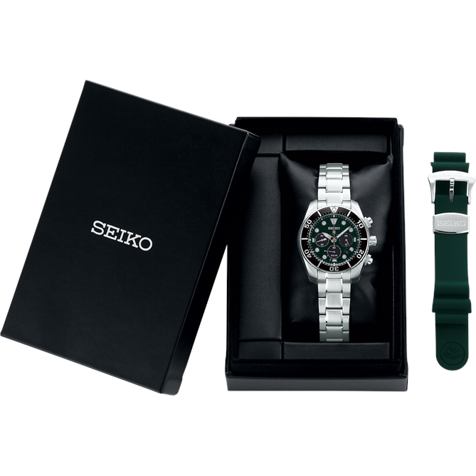 Seiko Prospex Solar Chronograph Divers Limited Edition SSC807J GREEN