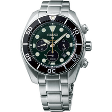 Load image into Gallery viewer, Seiko Prospex Solar Chronograph Divers Limited Edition SSC807J GREEN