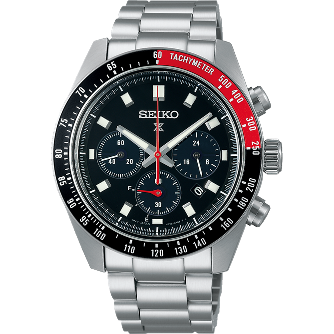 Seiko Prospex Solar Chronograph SSC915P Black Speedtimer