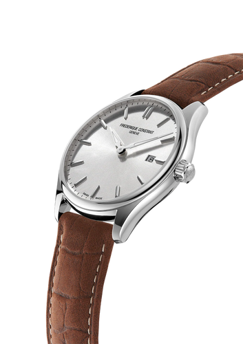 FREDERIQUE CONSTANT CLASSICS QUARTZ ON LEATHER STRAP