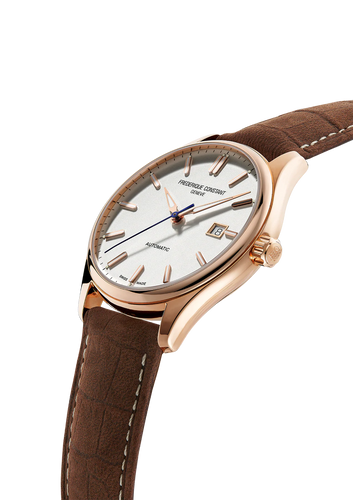 FREDERIQUE CONSTANT CLASSICS INDEX AUTOMATIC SILVER DIAL RG PLATED