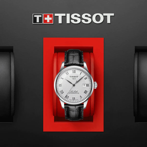 TISSOT LE LOCLE POWERMATIC 80 SILVER LEATHER