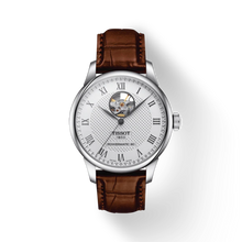 Load image into Gallery viewer, Tissot Le Locle Powermatic 80 Open Heart on Brown Leather