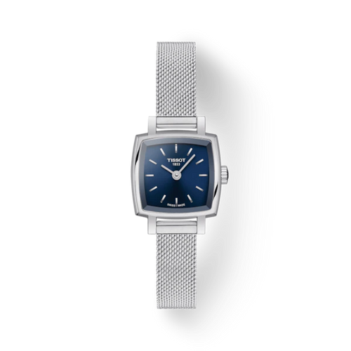 TISSOT LOVELY SQUARE QUARTZ BLUE DIAL QUARTZ WATCH