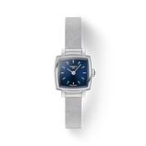 TISSOT LOVELY SQUARE QUARTZ BLUE DIAL QUARTZ WATCH