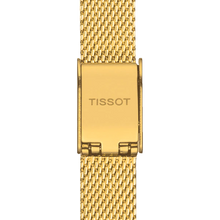 Load image into Gallery viewer, TISSOT LOVELY SQUARE GOLD PVD QUARTZ WATCH ON BRACELET