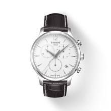 Load image into Gallery viewer, TISSOT TRADITION CHRONOGRAPH WHITE ON LEATHER