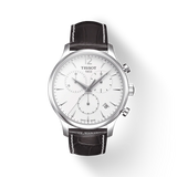 TISSOT TRADITION CHRONOGRAPH WHITE ON LEATHER