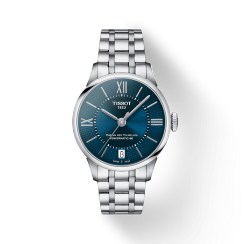 TISSOT CHEMIN DES TOURELLES BLUE POWERMATIC 80 LADY