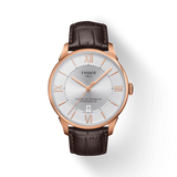 TISSOT CHEMIN DES TOURELLES POWERMATIC 80 RG LEATHER