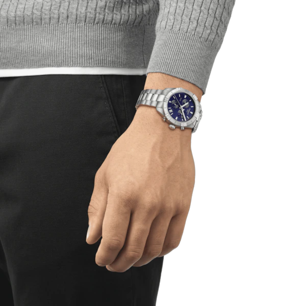 TISSOT PR 100 SPORT GENT CHRONOGRAPH BLUE