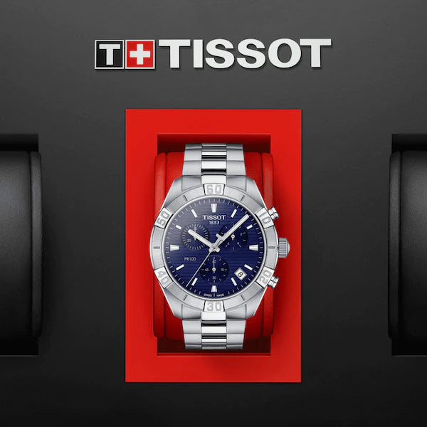 TISSOT PR 100 SPORT GENT CHRONOGRAPH BLUE