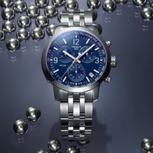 Load image into Gallery viewer, TISSOT PRC 200 CHRONOGRAPH BLUE ON BRACELET