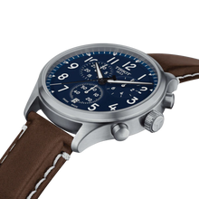 Load image into Gallery viewer, TISSOT CHRONO XL VINTAGE BLUE ON LEATHER