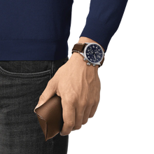 Load image into Gallery viewer, TISSOT CHRONO XL VINTAGE BLUE ON LEATHER