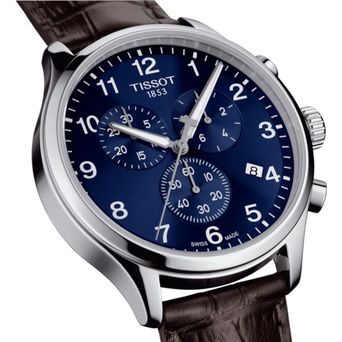 TISSOT CHRONO XL CLASSIC BLUE ON LEATHER