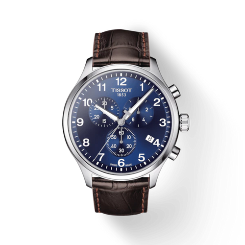 TISSOT CHRONO XL CLASSIC BLUE ON LEATHER