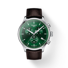 Load image into Gallery viewer, TISSOT CHRONO XL CLASSIC GREEN ON LEATHER